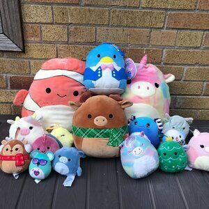 LOT OF 16 Squishmallows